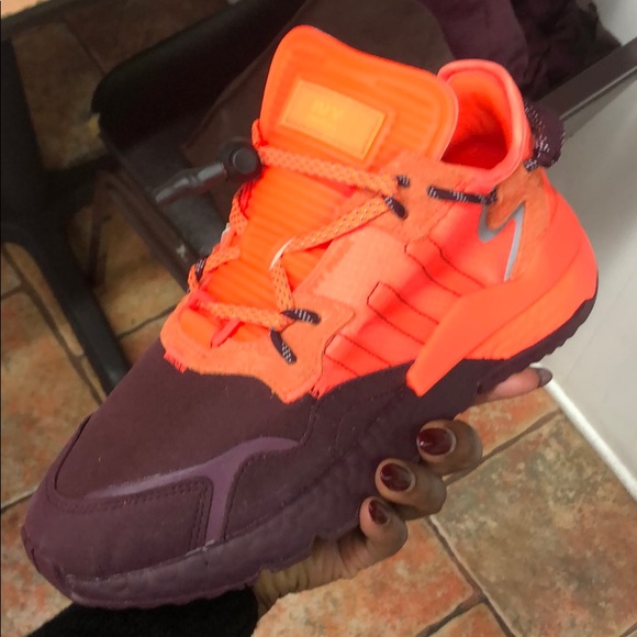 Adidas x Ivy Park Nite Joggers in Orange - Picture 4 of 8
